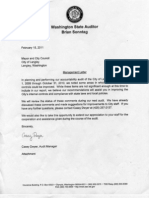 2011 State Auditor's Letter To Langley