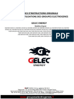GELEC Manuel D Utilisation Groupes Électrogènes 10 01 2018 - V4