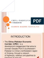 China - Pakistan Economic Corridor: Raheem Bakhsh Maitlo, Pas