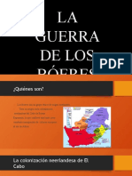 Guerra de los Bóeres: conflicto entre colonos y británicos