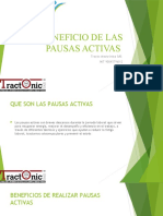 Capacitacion BENEFICIO DE LAS PAUSAS ACTIVAS