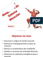 APOSTILA - AULAS 1 e 2 - Bases Fisiológicas e Bioquímicas Do Tecido Muscular - Parte 1 e Parte 2 - Fernanda Galante