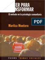 Hacer Transformar - M. Montero