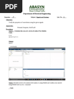 Sample Lab Report