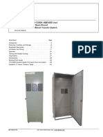 O & M Manual For 40-1200A (480/600 Vac) ATC-800 3-Position, Open/Closed Transition Contactor Based Transfer Switch