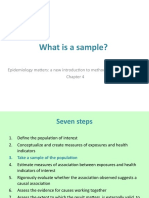 What Is A Sample?: Epidemiology Matters: A New Introduction To Methodological Foundations
