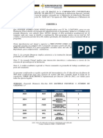 Certifica: CRN Código Asignatura Creditos