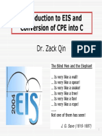 Introduction To EIS and Conversion of CPE Into C: Dr. Zack Qin