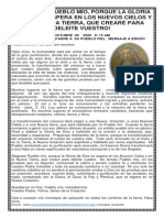 Alegraos Pueblo Mío, Porque La Gloria de Dios Os Espera en Los Nuevos Cielos y en La Nueva Tierra, Que Crearé para Deleite Vuestro