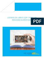 Listado de Libros Con Realidad Aumentada