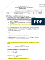 Examen Parcial 2 de Herramientas para La Toma de Decisiones: Instrucciones