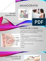 Mamografía: anatomía, técnica y utilidad en detección de patologías mamarias