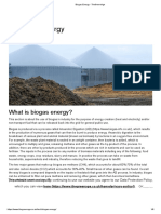 Biogas Energy - TheGreenAge