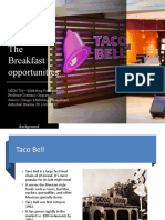 Taco Bell: The Breakfast Opportunities