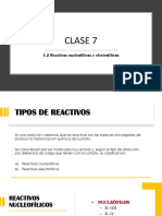 Clase 7 Reactivos Nucleófilos y Electrófilos