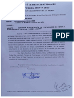 FOTO CARTA DE CANCELACION DE EVENTO AGOSTO 2020