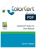 Colorcert® Suite 3.5 User Manual