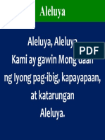 ALELUYA, KAMI AY GAWIN