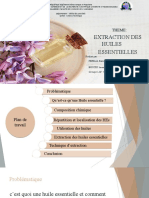 Diapo Extraction Des Huiles Essentielles Memoire