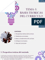 Tema-3 - Bases Teoricas Del Curriculo