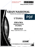 Biologi UN SMA 2015-2016