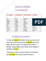 Trabajo de Español