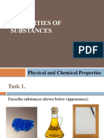 PROPERTIES OF SUBSTANCES - PPT
