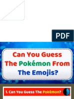 Brain Game Pokemon Edition