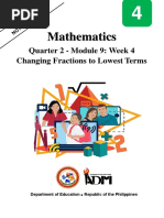 Mathematics: Quarter 2 - Module 4: Fractions | PDF | Mathematical ...