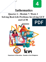 Math4 q2 Mod7 Solvingreallifeproblemsinvolvinggcfandlcm v3