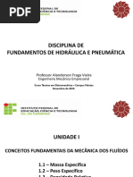 256305-2 - Unidade I - (1.1 Massa Específica - 1.2 Peso Específico - 1.3 Densidade Relativa)