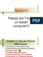 Attention!!!: Please Don't Touch or Restart Computer!!!