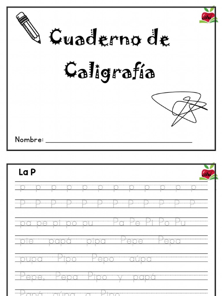 Cuaderno Caligrafia Imprenta Minuscula | PDF