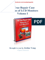 10 True Repair Case Histories of LCD Monitors Volume I