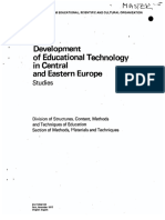 Development of Educational Technology in Central: and Eastern Europe