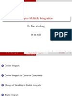 Chapter Multiple Integration: Dr. Tran Van Long