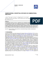 Computational Conceptual Distances in Combinational Creativity