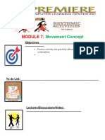 Module 7: Movement Concept Practice