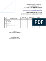 Cek Lis Pemanfaatan Ipal Karangketug