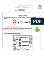 GUÍA #10 5º Matematica Suma y Resta Con y Sin Reserva Grupo 1