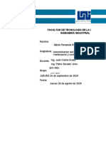 Ruta Critica Ejercicios Administración Del Mantenimiento Industrial.