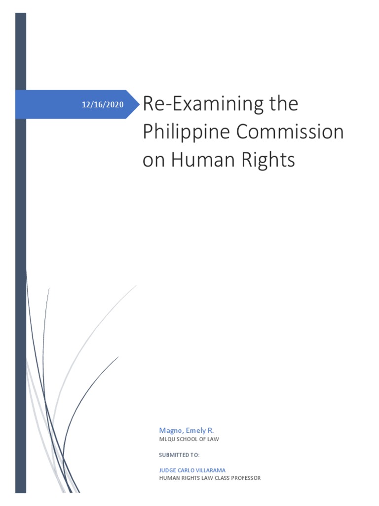 Re-Examining the CHR in the Philippines | PDF | Lgbt | LGBTQIA+ Studies
