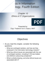 Chapter 10 Ethics of IT Organization (Finals)