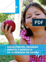 Malnutricion Obesidad Infantil y Derechos de La Infancia en Espana