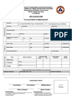 PCG-Application Form