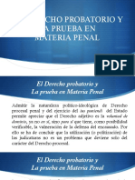 El derecho a la prueba en materia penal