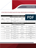 Convocatoria FCAUD-FICM