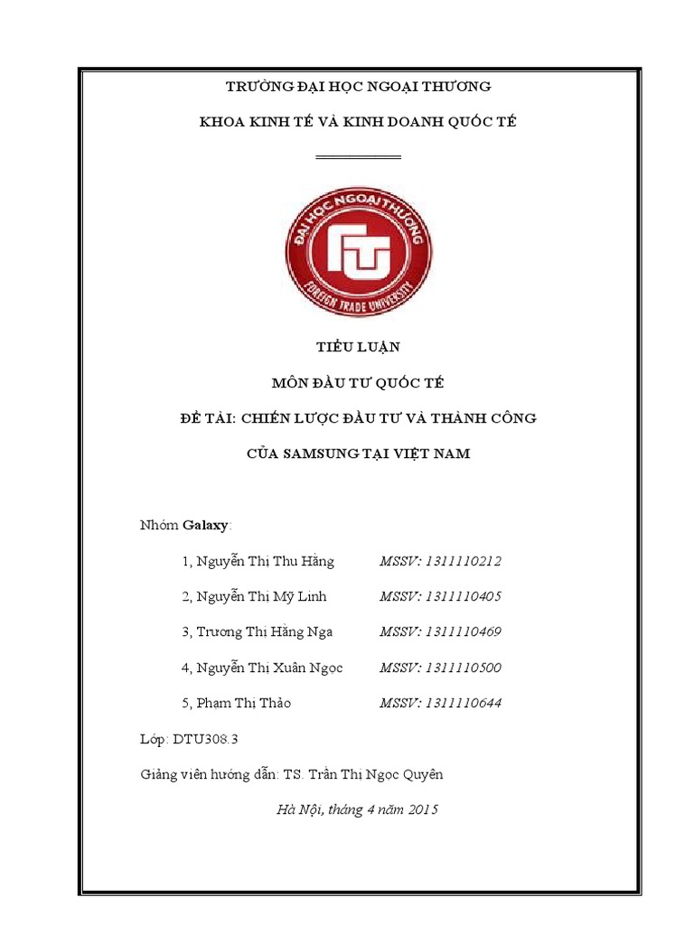 Samsung Investment PDF