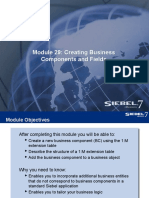 29ESS - Creating Business Components and Fields