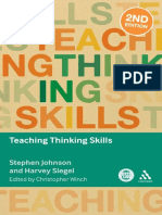 Teaching Thinking Skills to Students